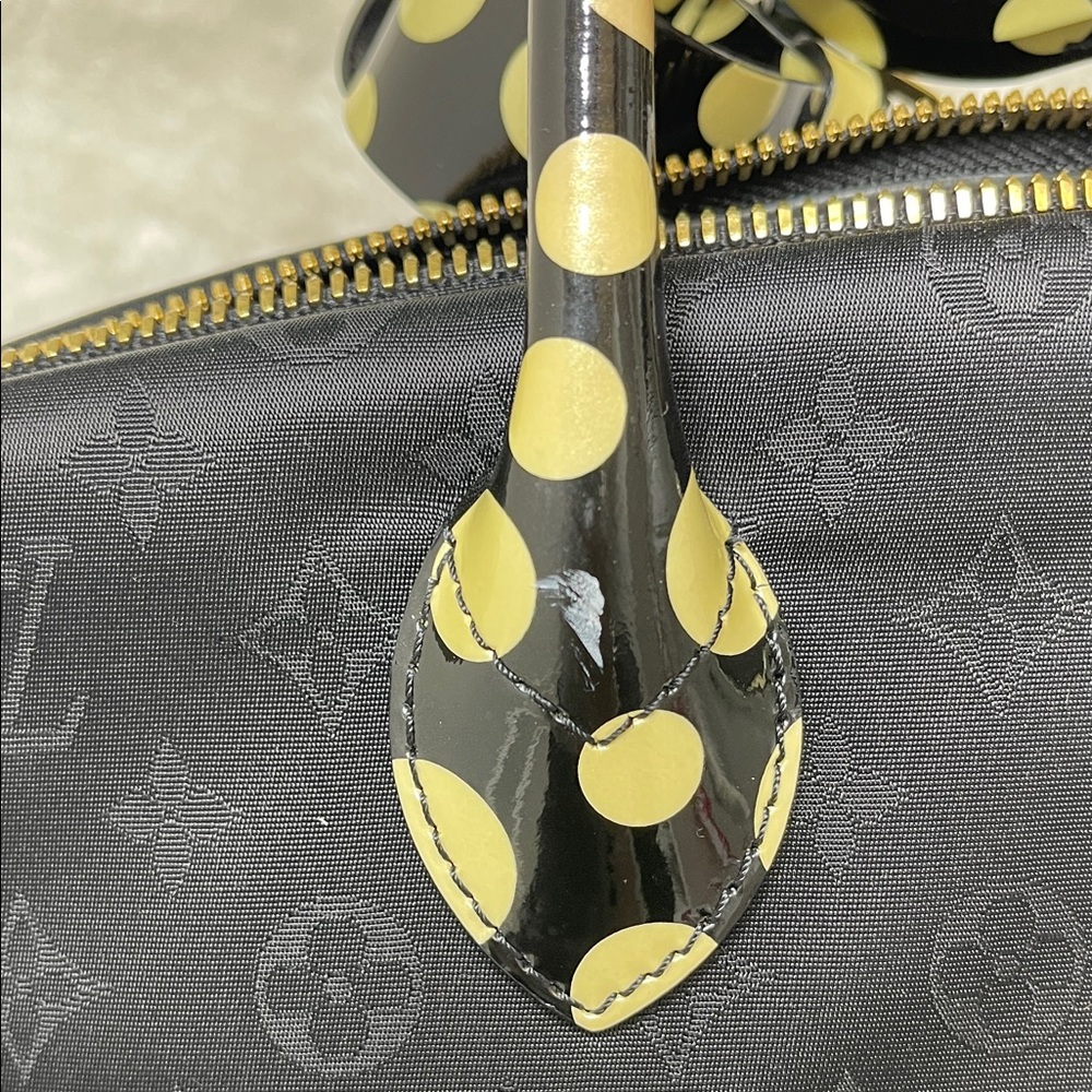 Louis Vuitton x Yayoi Kusama Nylon Monogram Lockit MM Limited Edition Tote Bag - Picture 16 of 16